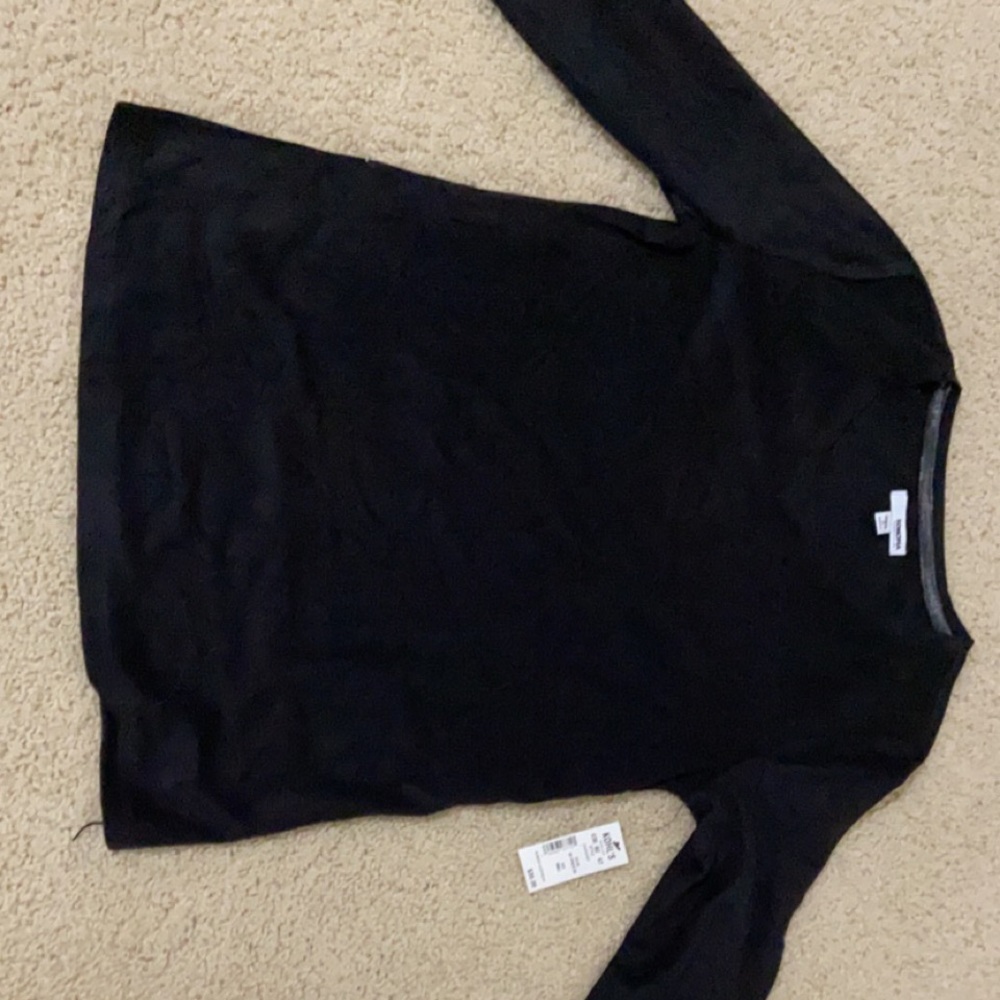 Oversize long sleeve pajama top